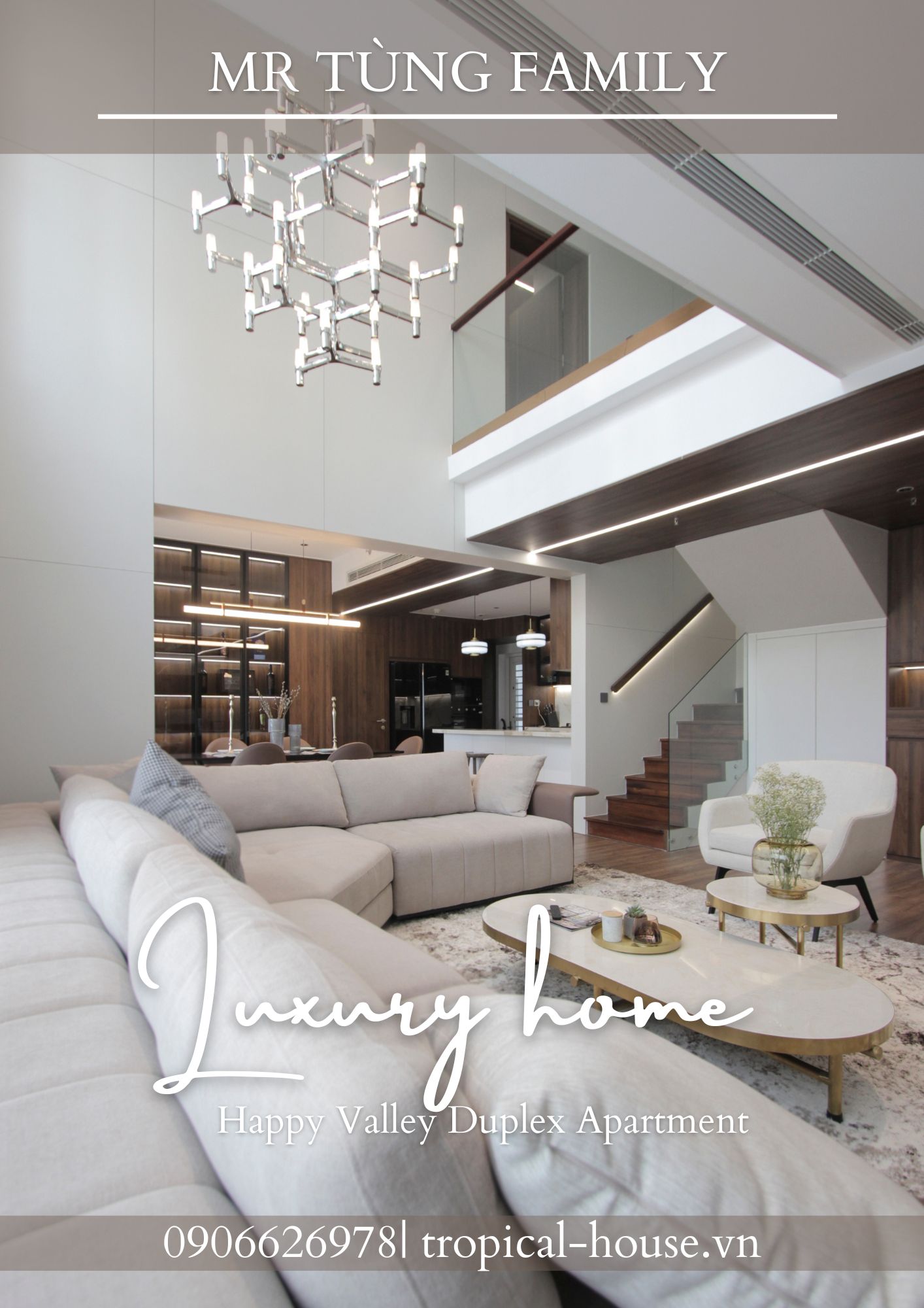 THI CÔNG CĂN HỘ DUPLEX HIỆN ĐẠI HAPPY VALLEY